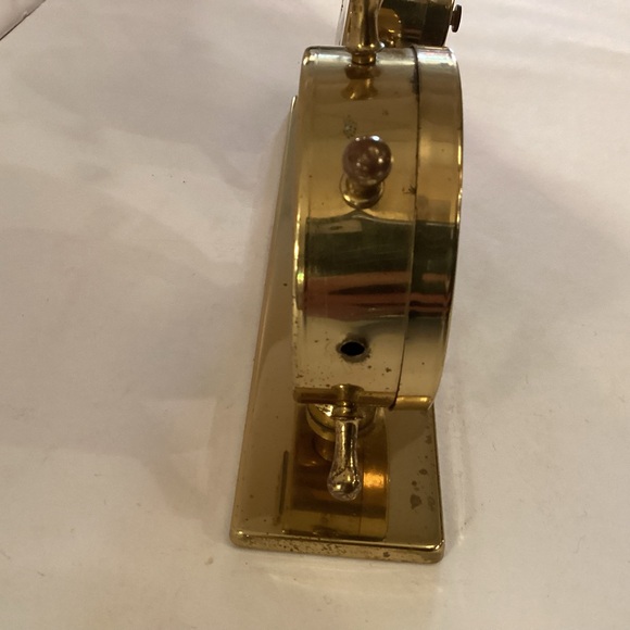 Solid Brass Thermometer / Barometer by Swift & Anderson, Boston Mass. - Picture 8 of 11